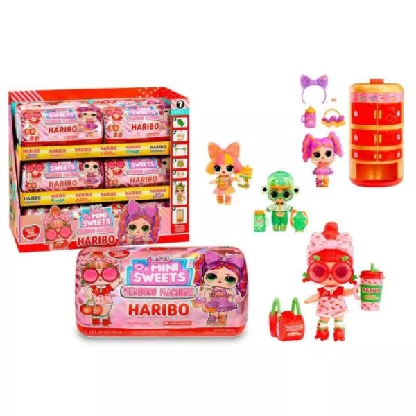 L.O.L. Surprise Loves Mini Sweets X Haribo PDQ - Doll 7.5 cm + accessories - Candy dispenser format