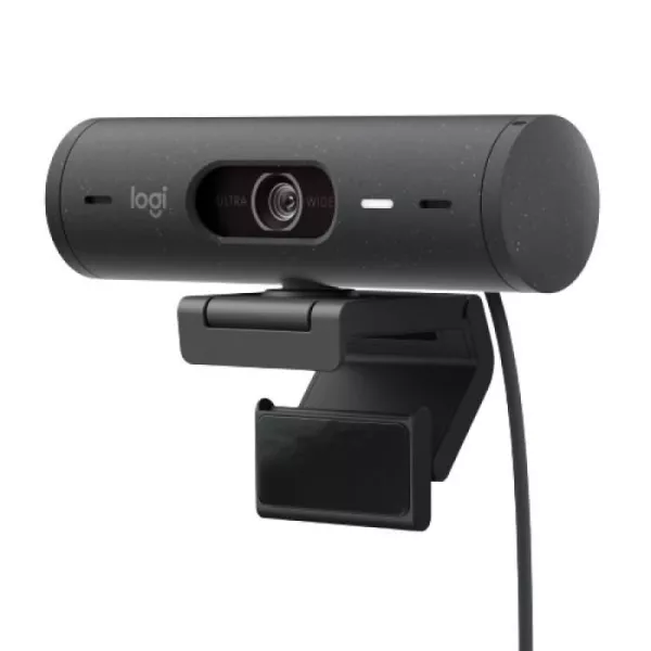 Webcam Logitech Brio 500 Webcam HD avec Deux Micros a Reduction de Bruit - Graphite