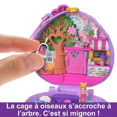 Polly Pocket-Café du Hérisson-Coffret et figurines, jouet de voyage HRD37