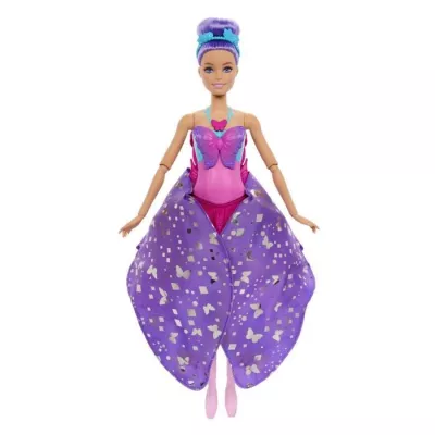 Barbie-De Danseuse a Papillon-Poupée transformation 2 en 1 HXJ10