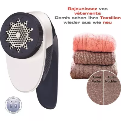 CALOR Rasoir anti-bouloches Large tete de rasages, 4 hauteurs, Sans fi