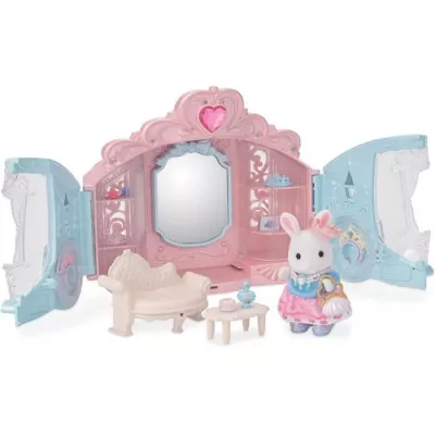 Game Set - SYLVANIAN FAMILIES - Princess Dressing - Body and Girl Snow Rabbit