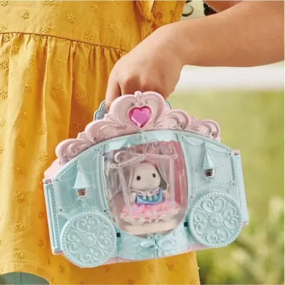 Game Set - SYLVANIAN FAMILIES - Princess Dressing - Body and Girl Snow Rabbit