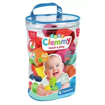 Clementoni Clemmy Sac souple 40 cubes