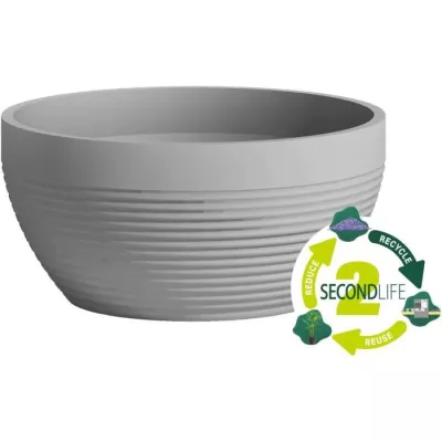 Coupe - GARDEN ID - Green Care Impact Bleu-Gris - 35 x 16 cm - Garanti 10ans - 100% recyclé - UV/gel résistant