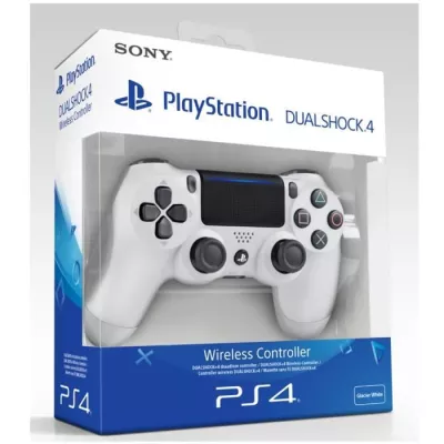 PS4 DualShock 4.0 V2 White/Glacier White - Official PlayStation