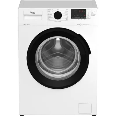 Lave-linge hublot BEKO WTV94221BW - 9 kg - Induction - L60cm - 1400 trs/min - Classe A - Blanc