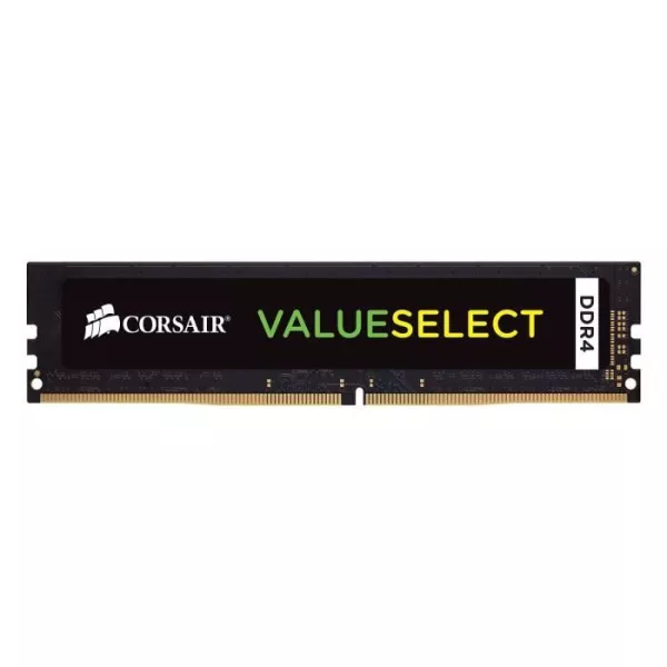 Mémoire RAM - CORSAIR - Value Select DDR4 - 4GB 1x4GB DIMM - 2400 MHz - 1.20V - Noir (CMK16GX4M2A2666C)