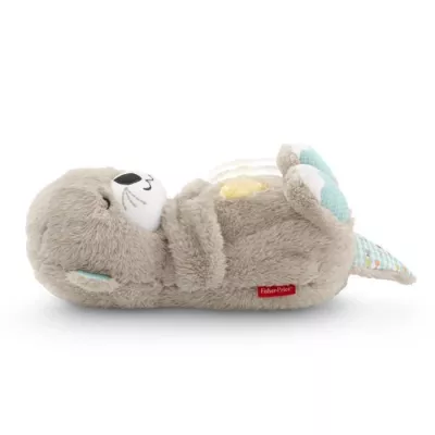 Fisher-Price - Ma Loutre Câlins Bonne Nuit - Peluche Veilleuse Bébé Musicale et Lumineuse - Jouet d'Eveil - Des la naissance