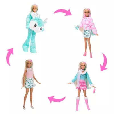 Barbie-Calendrier de l'Avent Cutie Reveal-1 poupée et 24 surprises HJX76