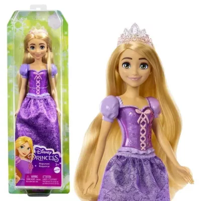 Raiponce Doll 29 cm, Mattel Doll Disney Princesses dressing and accessories HLW03