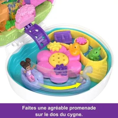 Polly Pocket-Coffret Garden Rabbit 2 mini figures and 12 accessories HKV36