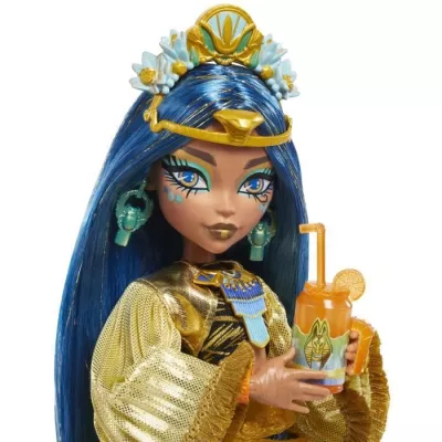 Monster High-Double Cleo De Nile with outfit for the Monster Fest HXH81