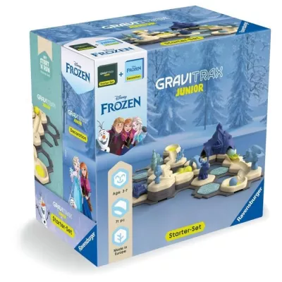 Ravensburger-Gravitrax Junior Starter Set The Snow Queen-STEM Building Game-Runs-71 Pieces-From 3 years-73