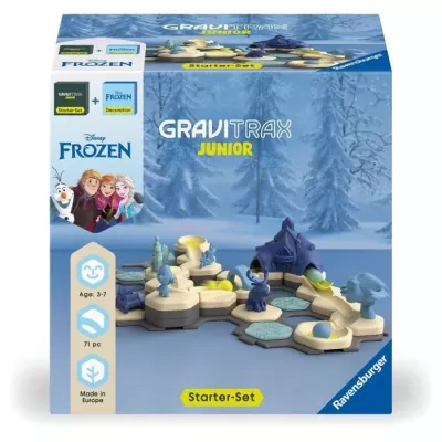 Ravensburger-Gravitrax Junior Starter Set La Reine des Neiges-Jeu de construction STEM-Circuits de billes-71 pieces-Des 3 ans-73