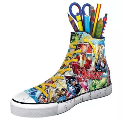 3D Puzzle Sneaker Avengers - Ravensburger - Pencil jar 108 pieces - 8 years