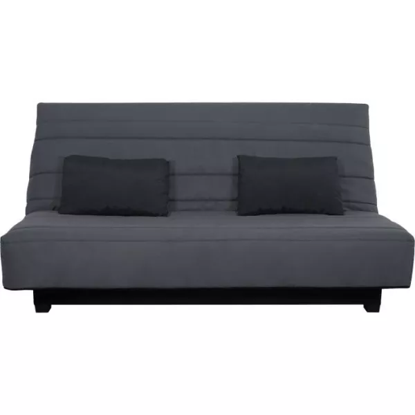 DUNLOPILLO Banquette clic clac 2 places - Gris - ReVEUR