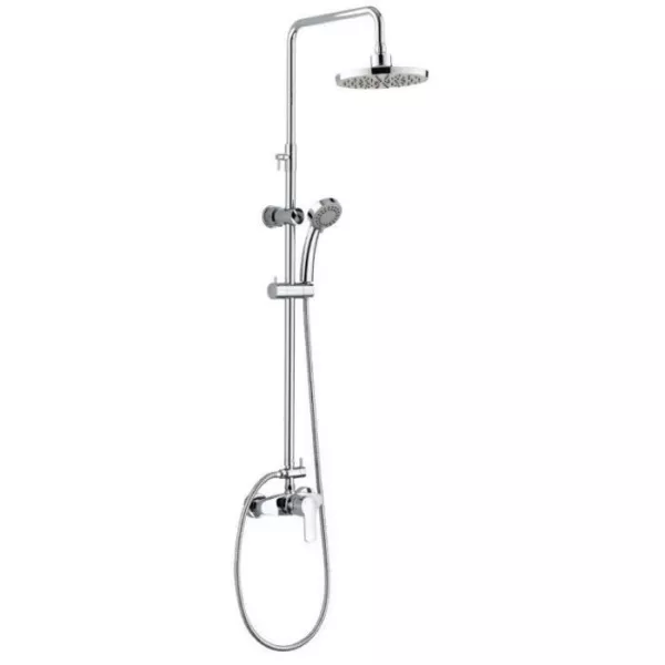 ROUSSEAU Colonne de douche avec robinet mitigeur mécanique Shenti chrome