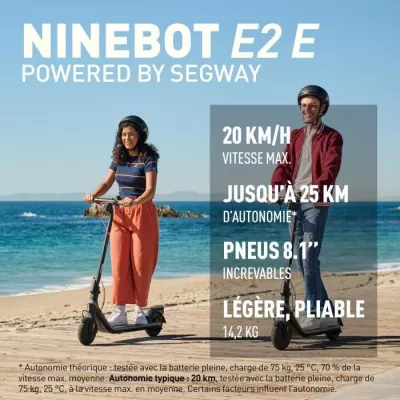 Trottinette électrique Ninebot E2 E powered by Segway