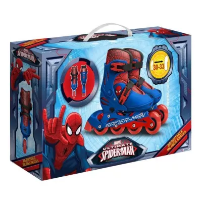 Patins en Ligne Ajustable SPIDERMAN - STAMP - Taille 30-33 - Garçon - A partir de 6 ans