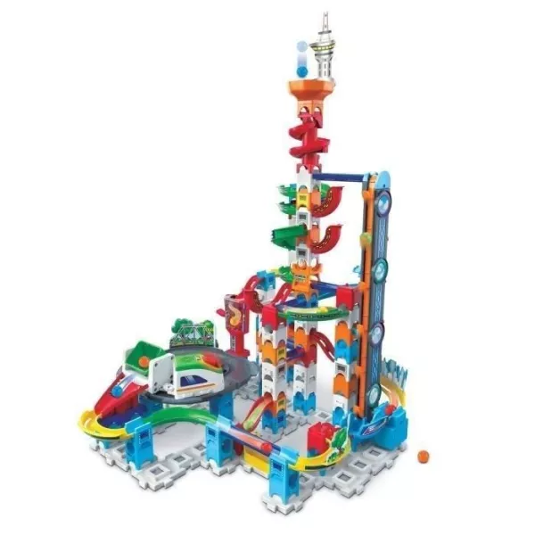 Ball circuit VTECH MARBLE RUSH - SUPER SKY TOWER SET XL300E - 143 pieces - For children 4 years and over