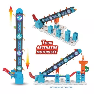 Ball circuit VTECH MARBLE RUSH - SUPER SKY TOWER SET XL300E - 143 pieces - For children 4 years and over