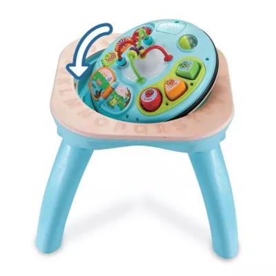 Table d'activités évolutive VTECH BABY - Nature - Jouet en bois certifié FSC - 9 mois a 4 ans