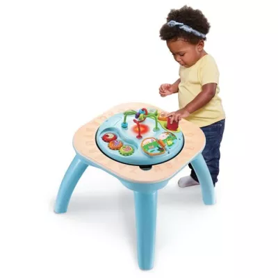 Table d'activités évolutive VTECH BABY - Nature - Jouet en bois certifié FSC - 9 mois a 4 ans