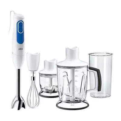 Braun MQ 3045 WH 1.25 L Immersion Mixer Blue, White