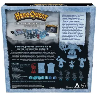 Extension HeroQuest: L'horreur des glaces - Aventure glaciale dès 14 ans