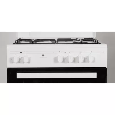 Cuisiniere mixte CONTINENTAL EDISON CECM60FCW - 3 feux gaz + 1 électr