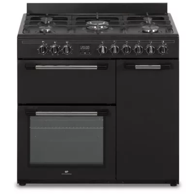 Cuisiniere piano gaz 3 fours électriques CONTINENTAL EDISON CECP903FB