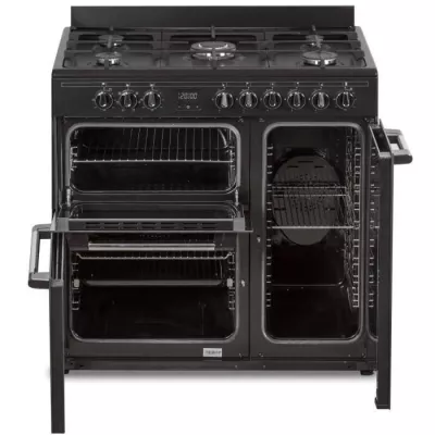 Cuisiniere piano gaz 3 fours électriques CONTINENTAL EDISON CECP903FB