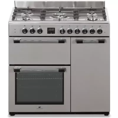 Cuisiniere piano gaz 3 fours électriques CONTINENTAL EDISON CECP903FI