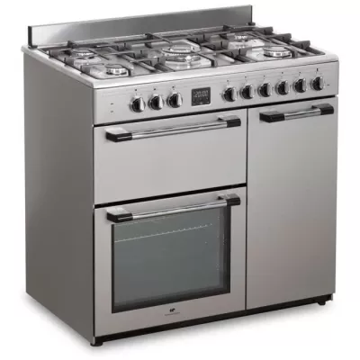 Cuisiniere piano gaz 3 fours électriques CONTINENTAL EDISON CECP903FI