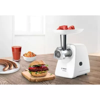 BOSCH MFW2514W Meat Chopper - 1500W - 1.7 kg/min