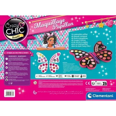 Palette de maquillage papillon - Clementoni - Jeu de création maquillage