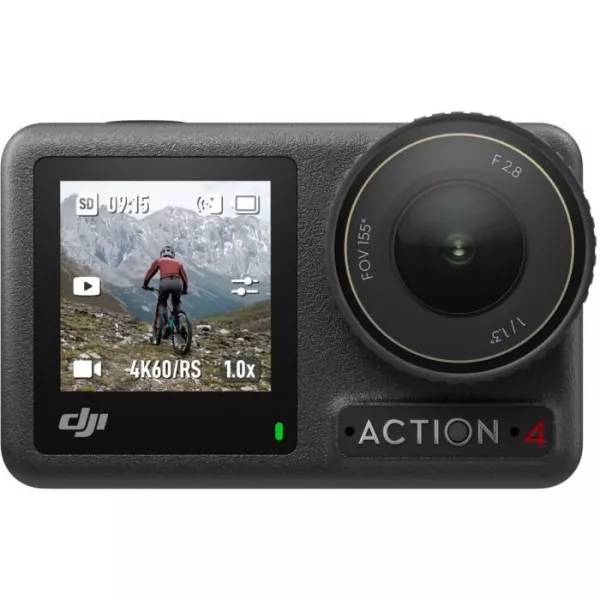 Caméra sport - DJI - Osmo Action 4 Adventure Combo - Capteur 1/1,3 pouce - 4K/120 ips - FOV ultra-large de 155