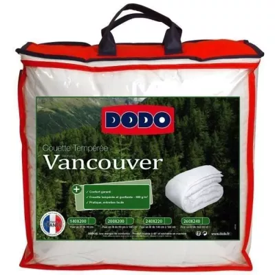 Couette tempérée Vancouver - Qualité DODO