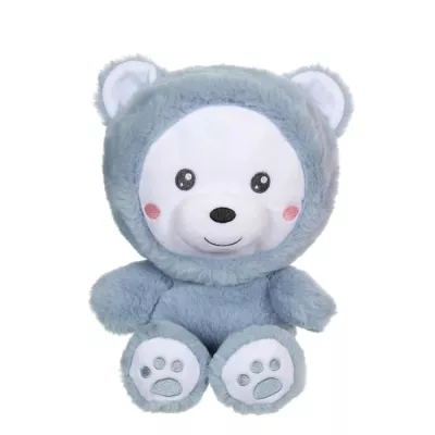 Peluche Ours Hoody Pets Bleu 24 cm - GIPSY TOYS