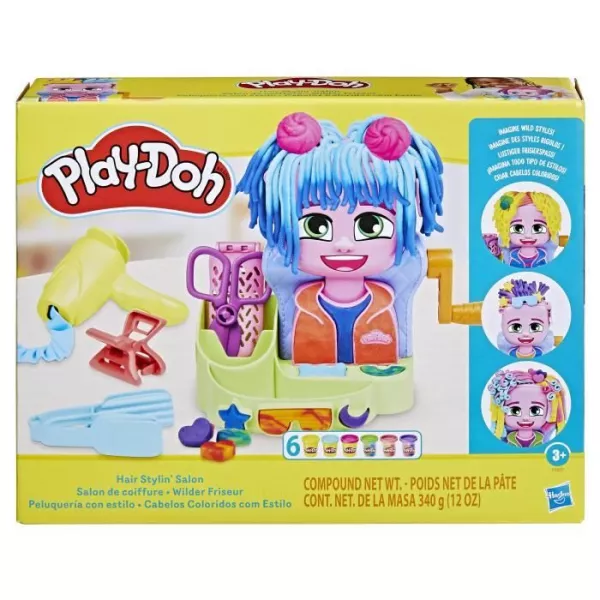 Play-Doh Hairdressing salon, modelling dough box