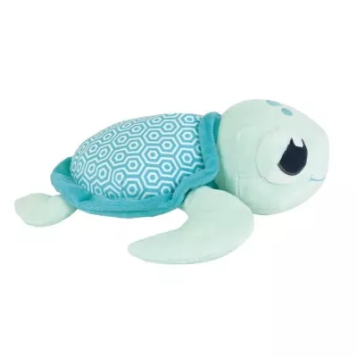 Peluche Tortue Lumineuse Naturelle JEMINI 25 cm - Chargeable à la lumière