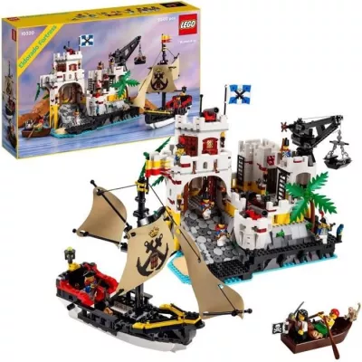 Discover LEGO 10320 Icons Eldorado Fortress: Pirate Boat & 8 Minifigs