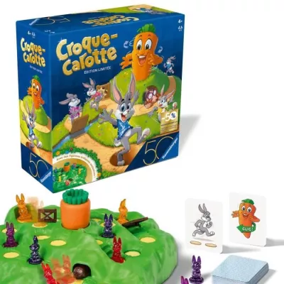 Croque Carotte 50 ans: Jeu parcours rigolo 4+ ans