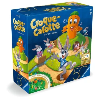 Croque Carotte 50 ans: Jeu parcours rigolo 4+ ans