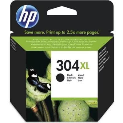 Cartouche d'encre noire HP 304XL authentique pour imprimante HP - Qualité garantie