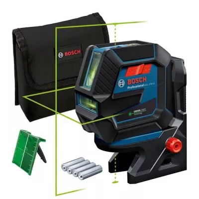 Mesurez avec précision - Laser vert 2 points et lignes GCL 2-50 G (BOSCH)