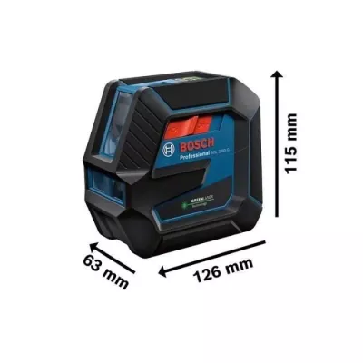 Mesurez avec précision - Laser vert 2 points et lignes GCL 2-50 G (BOSCH)