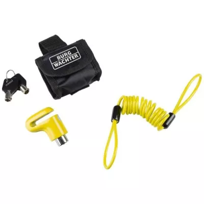 Protect Your Bike with the BURG WACHTER Antitheft Cable - 520 50 Yellow