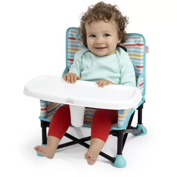 DISNEY BABY Chaise d'appoint Mickey Mouse, réhausseur Pop 'n Sit, intérieur, extérieur, pratique et compacte, pliage rapide,